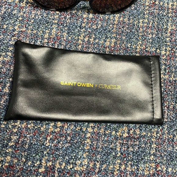 NWOT Saint Owen WYLDE Tortoise Shell Sunglasses and case - Picture 2 of 5